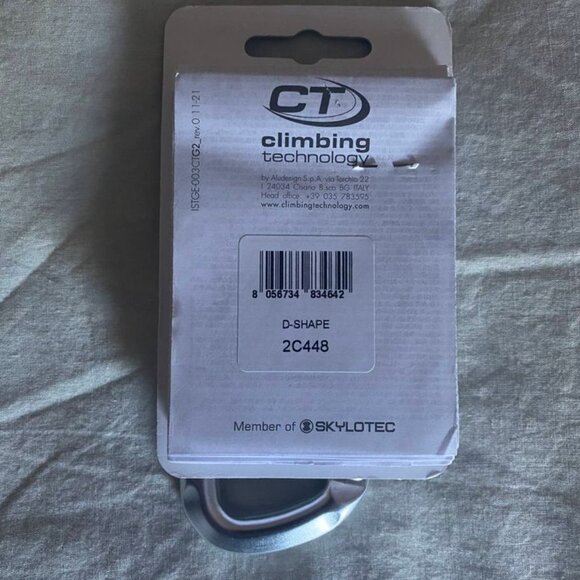 D Shape Carabiner Snap Hook Made in Italy - Picture 6 of 8